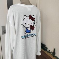 ハローキティ50周年記念★ラメプリ　刺繍　未使用　LL
