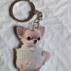 チワワ/アクリルキーホルダー（新品）の画像