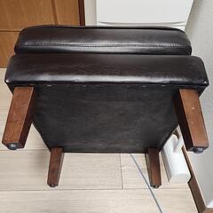 ヴィンテージ風 椅子 オットマンの画像