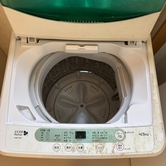 4.5kg洗濯機 水漏れ有の画像