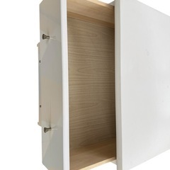 関家具 4段チェスト ホワイト ウレタン樹脂塗装の画像