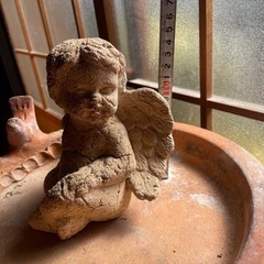 テラコッタ　天使の置物