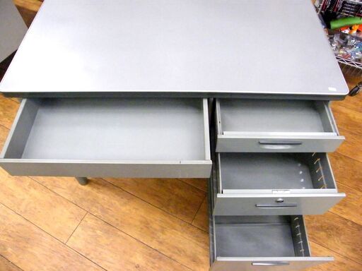 事務デスク オフィス デスク 机 事務机 OAデスク 引き出し付き オフィス家具 オフィス用品 札幌市 厚別区