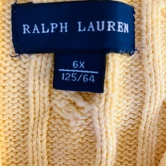 【受付終了】110〜120ラルフローレンカーディガンの画像