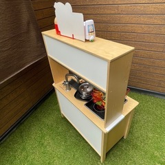 【お譲り先決定】IKEA おままごとキッチン DUKTIG（ドゥクティグ） の画像