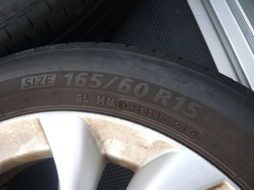 165/60R15　ソリオ純正アルミ　４本