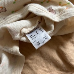 肌着ロンパース70サイズ×2の画像