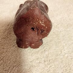 猿　申　置物　干支飾り　備前焼の画像