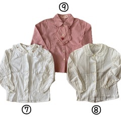 女の子　子供服　120 まとめ売り　BeBe ブランド服ありの画像