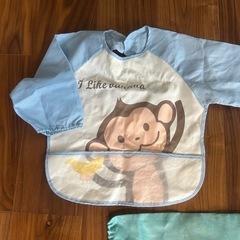 ベビー　キッズ　エプロン　4点セットの画像