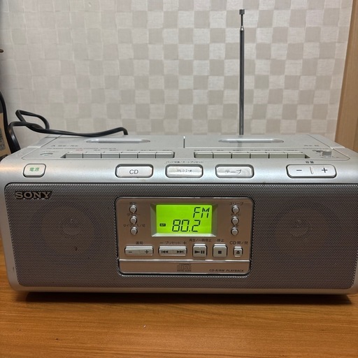 SONY★オーディオデッキ★ＣＤ、ラジオ、テーププレーヤー