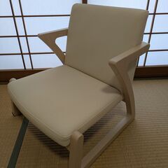 ［座面高23］ リンデン ｜ 肘付き 座椅子の画像