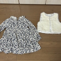 女の子　長袖洋服セットの画像