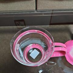[新品]ｉｗａKｉ耐熱ガラス食器  レンジのポット•茶器  茶こし付の画像