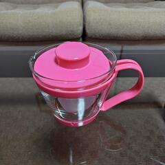[新品]ｉｗａKｉ耐熱ガラス食器  レンジのポット•茶器  茶こし付の画像