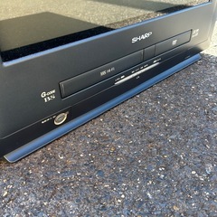 シャープ　ブラウン管テレビ　DVD  VHS　再生可能テレビデオの画像