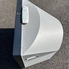 シャープ　ブラウン管テレビ　DVD  VHS　再生可能テレビデオの画像
