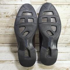 Hawkins Premium ホーキンスプレミアム プレーントゥ 25.5cm ダークブラウン 本革 本皮 ビジネスシューズ 仕事靴の画像