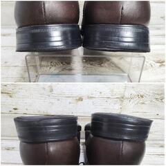 Hawkins Premium ホーキンスプレミアム プレーントゥ 25.5cm ダークブラウン 本革 本皮 ビジネスシューズ 仕事靴の画像