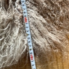 リアル　ムートンラグの画像