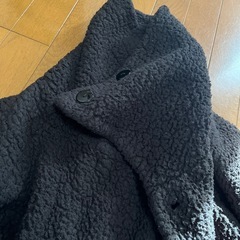取引中 メリージェニー ボア コート 黒 merry jennyの画像