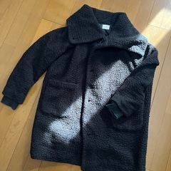 取引中 メリージェニー ボア コート 黒 merry jenny