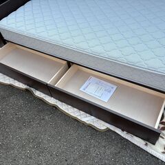 美品★フランスベッド★マットレス★ダブル★引き出し付きの画像