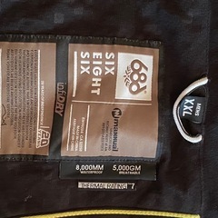 メルカリで売れました。 686 スノーボードジャケット　イエロー/ブラックの画像