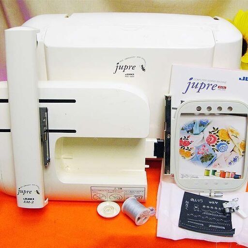 【◆JUKI 刺しゅう機セットjupre HZL-009+おまけ 】整備済②_8 現品管理番号：s0217_002w ◇JUKI 刺しゅう機セットjupre HZL-009+おまけ 】整備済②_8 現品管理