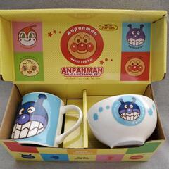 アンパンマン　マグ&茶碗セット　バイキンマン