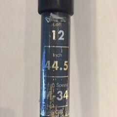 ☆526☆ゴルフクラブ　プロギア　DATA055　12°　HS　Type305 ♯1　ドライブ　右きき用　44.5インチ　PRGR DRIVERの画像