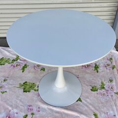 カフェ★円テーブル★ホワイト