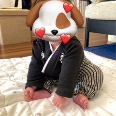 ベビー 袴 男の子 初節句 お宮参り お食い初め　50-70ｻｲｽﾞ 前開きの画像