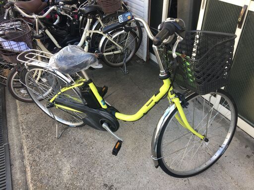 地域限定送料無料 パナソニック ビビ SX 8AH バッテリー2個 2023年 黄