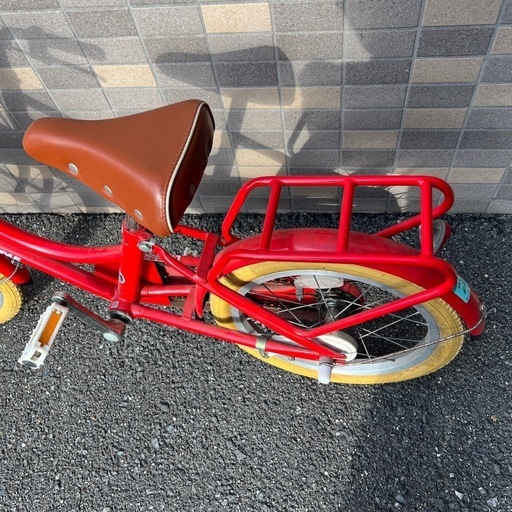 3/14くらいまでお値下げ致しました⭐️赤い子供用自転車　16インチ