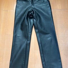Schott　N.Y.C　ブーツカット　レザーパンツ　６０４