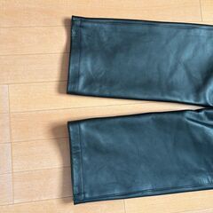Schott　N.Y.C　ブーツカット　レザーパンツ　６０４の画像