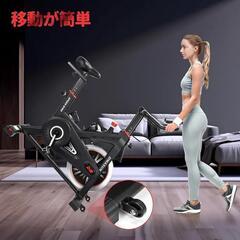 ✨新品✨エアロバイク 家庭用 静音スピンバイク フィットネスバイクの画像