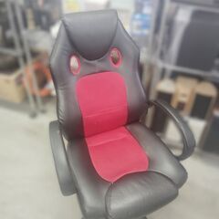 OAチェア ゲーミングチェア レッド×ブラック   イス 家具 ...