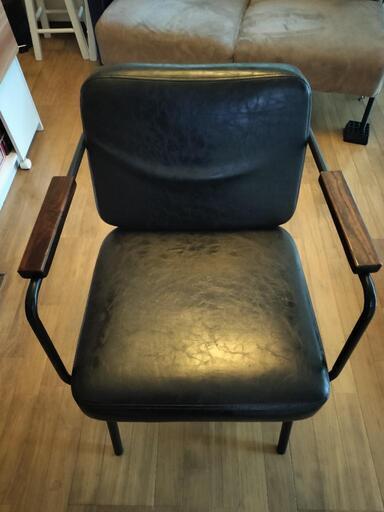 中古　2脚セット　ミッドセンチュリー　ブラック