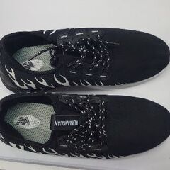 『使用感の無い 26.5』ランニングシューズ スニーカー スポーツシューズ ジョギングシューズ トレーニングシューズ ジム ウォーキング ランニング 紐靴 サンダーデザイン メンズの画像