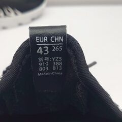 『使用感の無い 26.5』ランニングシューズ スニーカー スポーツシューズ ジョギングシューズ トレーニングシューズ ジム ウォーキング ランニング 紐靴 サンダーデザイン メンズの画像