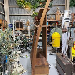 ★マルヨシ民芸家具★ TVボード 木製キャビネット ウォールナット材 ラック ヴィンテージ W115cmの画像