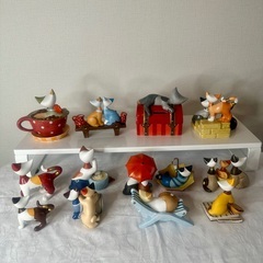 ロジーナキャット 13体 ゲーベル 陶器 ドイツ製の画像