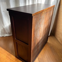和箪笥　キャスター付き　和調タンスの画像