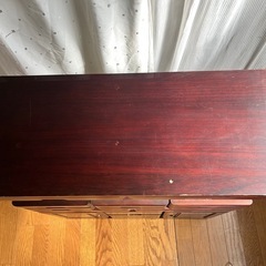 和箪笥　キャスター付き　和調タンスの画像