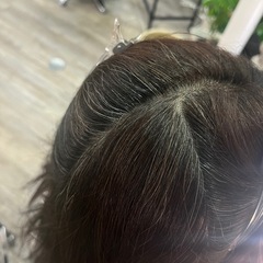 🌈頭皮につけないヘアカラー　白髪染め　モデル料金で案内中