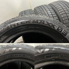 DUNLOP WINTER MAXX WM03 185/60R15 15インチ スタッドレス 4本 22年製 バリ溝 シエンタ ヤリス グレイス ヴィッツ等　(MTS368) クレジットカード QRコード決済可能の画像