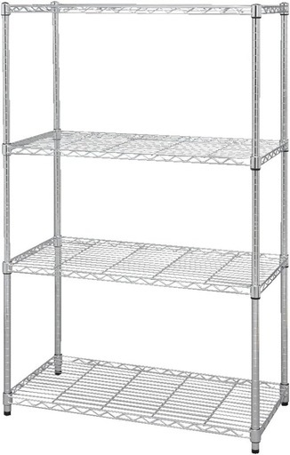 3セット　アイリスオーヤマ ラック メタルラック 本体 幅91×奥行46×高さ151cm 4段 耐荷重75kg ポール径25mm スチールラック サビに強い 防サビ加工 棚 シェルフ SE-915E