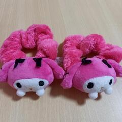 マイメロディ ぴょこきゅんシュシュ　２個セットの画像